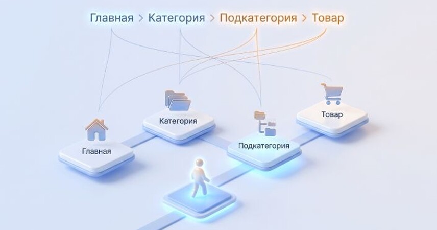 Хлебные крошки на сайте: зачем нужны, виды, ошибки и настройка