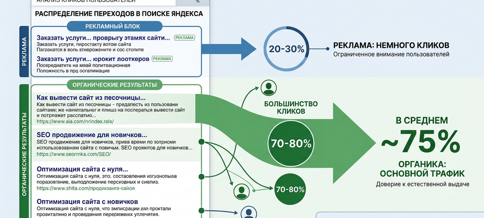 Органическое продвижение сайта: методы, этапы и стоимость