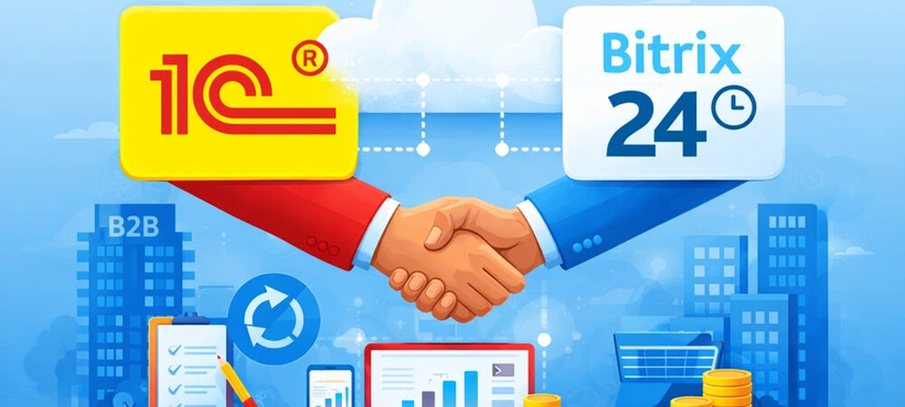 Интеграция 1С и Битрикс24 для B2B - как настроить систему продаж под ключ