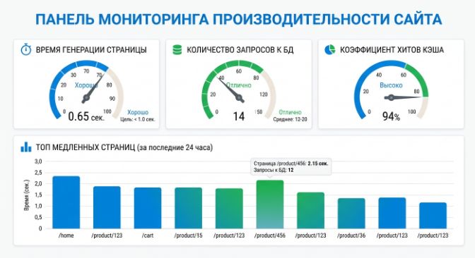 оптимизация производительности сайта Битрикс настройка кеширования