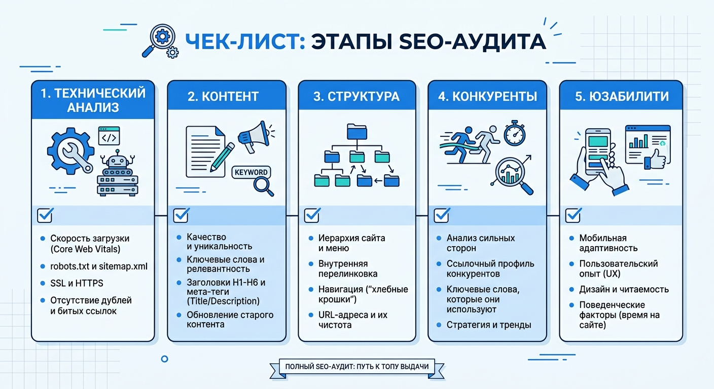 этапы сео аудита