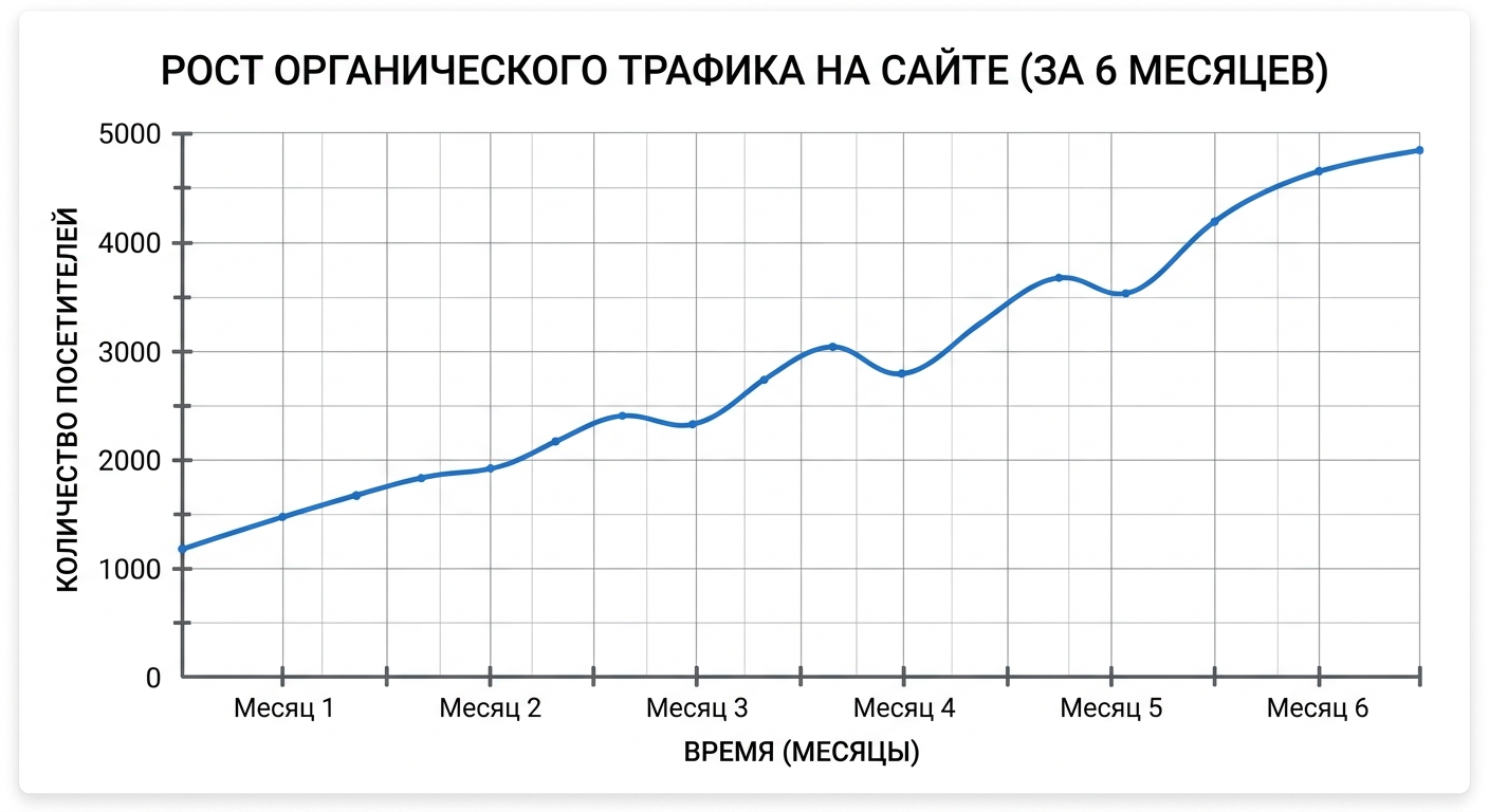 этапы роста органического трафика