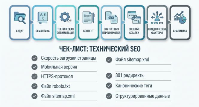 чек-лист технической оптимизации сайта для поисковых систем